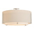 Hubbardton Forge Exos Large Double Shade Semi Flush Model: 126505-SKT-82-SF2290-SJ2899