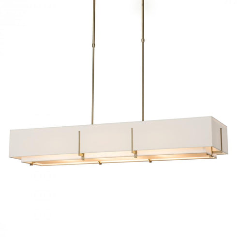 Hubbardton Forge Exos Rectangular Pendant Model: 139640-SKT-LONG-85-SF4207-SE4602
