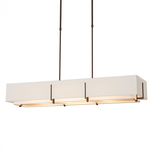 Hubbardton Forge Exos Rectangular Pendant Model: 139640-SKT-SHRT-07-SF4207-SA4602