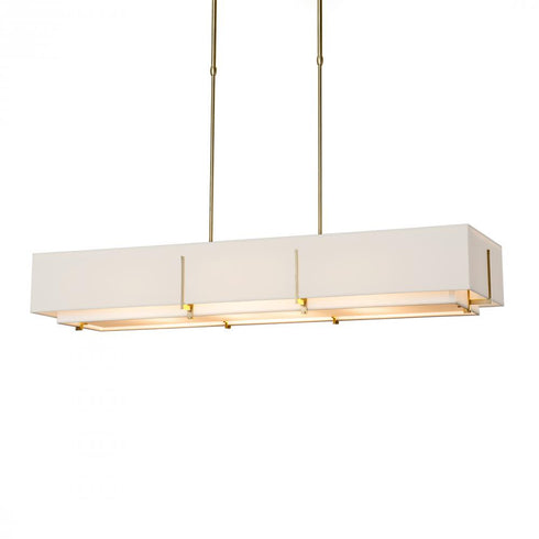 Hubbardton Forge Exos Rectangular Pendant Model: 139640-SKT-SHRT-84-SF4207-SE4602