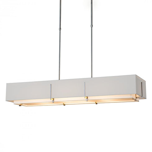 Hubbardton Forge Exos Rectangular Pendant Model: 139640-SKT-SHRT-84-SF4207-SE4602