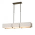 Hubbardton Forge Exos Rectangular Pendant Model: 139640-SKT-STND-10-SF4207-SA4602
