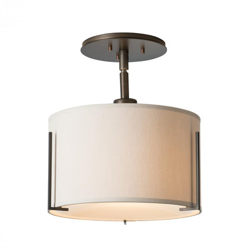 Hubbardton Forge Exos Single Shade Semi Flush Model: 126498-SKT-03-SA1099