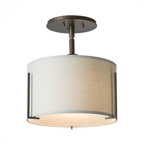 Hubbardton Forge Exos Single Shade Semi Flush Model: 126498-SKT-03-SA1099