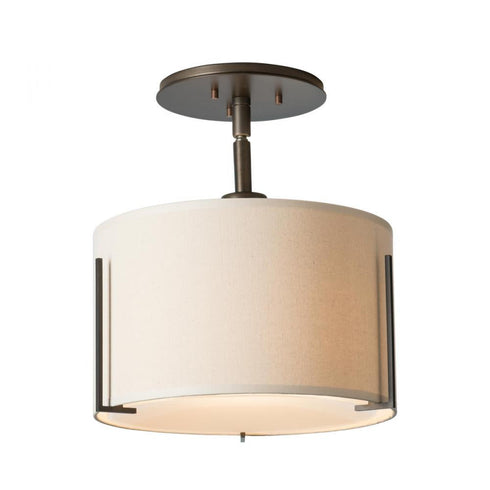 Hubbardton Forge Exos Single Shade Semi Flush Model: 126498-SKT-03-SA1099