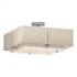Hubbardton Forge Exos Square Double Shade Semi Flush Model: 126510-SKT-85-SF1605-SA2012