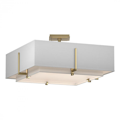 Hubbardton Forge Exos Square Double Shade Semi Flush Model: 126510-SKT-86-SF1605-SA2012