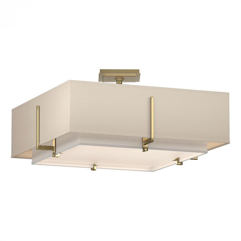 Hubbardton Forge Exos Square Double Shade Semi Flush Model: 126510-SKT-86-SF1605-SA2012
