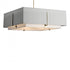 Hubbardton Forge Exos Square Large Double Shade Pendant Model: 139635-SKT-MULT-86-SF2012-SA2401