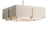 Hubbardton Forge Exos Square Large Double Shade Pendant Model: 139635-SKT-MULT-86-SF2012-SA2401