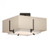 Hubbardton Forge Exos Square Small Double Shade Semi Flush Model: 126507-SKT-14-SF1205-SJ1605