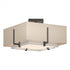 Hubbardton Forge Exos Square Small Double Shade Semi Flush Model: 126507-SKT-20-SA1205-SA1605
