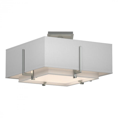 Hubbardton Forge Exos Square Small Double Shade Semi Flush Model: 126507-SKT-82-SA1205-SA1605