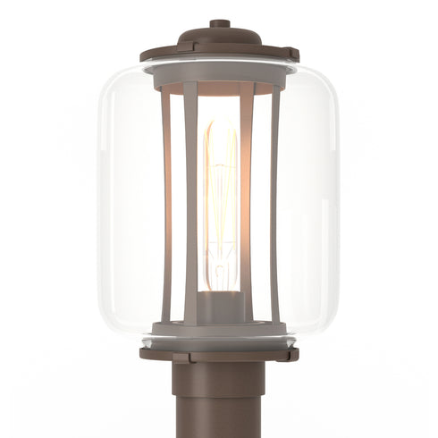 Hubbardton Forge Fairwinds Outdoor Post Light in Coastal Oil Rubbed Bronze Finish Model: 342553-SKT-14-ZM0724