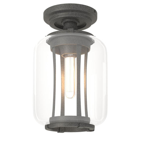 Hubbardton Forge Fairwinds Outdoor Semi Flush in Coastal Oil Rubbed Bronze Finish Model: 352551-SKT-14-ZM0723