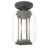 Hubbardton Forge Fairwinds Outdoor Semi Flush in Coastal Oil Rubbed Bronze Finish Model: 352551-SKT-14-ZM0723