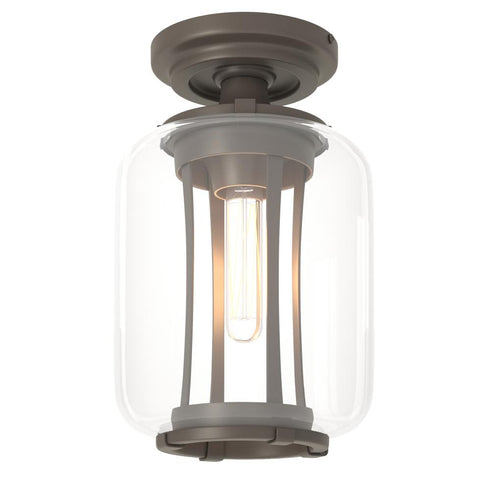 Hubbardton Forge Fairwinds Outdoor Semi Flush in Coastal Oil Rubbed Bronze Finish Model: 352551-SKT-14-ZM0723