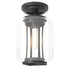 Hubbardton Forge Fairwinds Outdoor Semi Flush in Coastal Oil Rubbed Bronze Finish Model: 352551-SKT-14-ZM0723