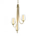Hubbardton Forge Flora 3 Arm Chandelier Model: 103033-SKT-86-GG0303
