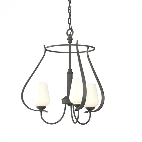 Hubbardton Forge Flora 3 Arm Chandelier Model: 103047-SKT-82-GG0303