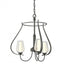Hubbardton Forge Flora 3 Arm Chandelier Model: 103047-SKT-82-GG0303