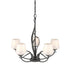 Hubbardton Forge Flora 5 Arm Chandelier Model: 103040-SKT-82-GG0236
