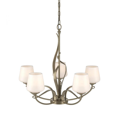Hubbardton Forge Flora 5 Arm Chandelier Model: 103040-SKT-82-GG0236