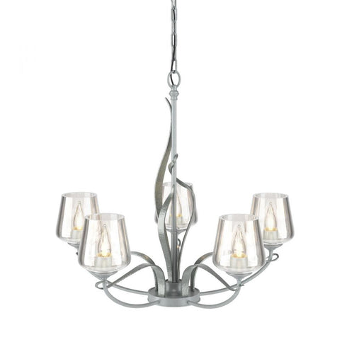 Hubbardton Forge Flora 5 Arm Chandelier Model: 103040-SKT-82-GG0236