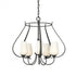 Hubbardton Forge Flora 5 Arm Chandelier Model: 103045-SKT-82-GG0303