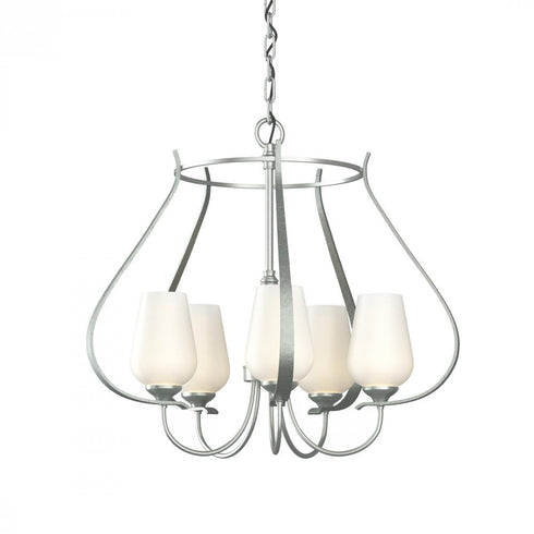 Hubbardton Forge Flora 5 Arm Chandelier Model: 103045-SKT-82-GG0303