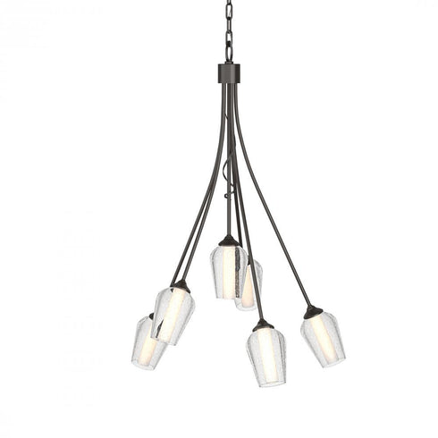 Hubbardton Forge Flora 6 Arm Chandelier Model: 103043-SKT-14-GG0303