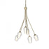Hubbardton Forge Flora 6 Arm Chandelier Model: 103043-SKT-82-GG0303
