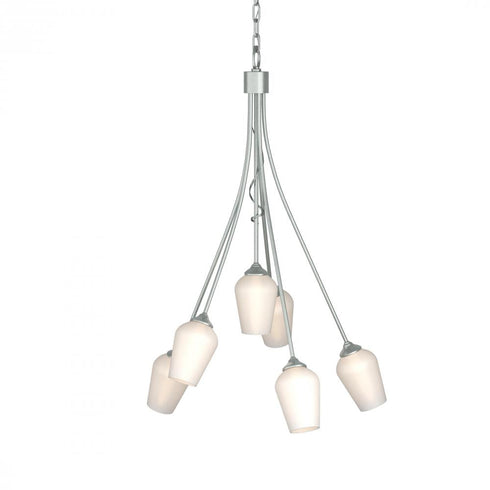 Hubbardton Forge Flora 6 Arm Chandelier Model: 103043-SKT-82-GG0303