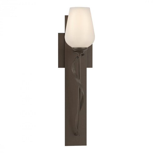 Hubbardton Forge Flora Sconce in Bronze Finish Model: 203030-SKT-05-GG0303