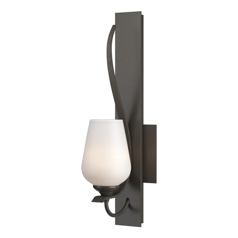 Hubbardton Forge Flora Sconce in Bronze Finish Model: 203035-SKT-05-GG0303