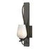Hubbardton Forge Flora Sconce in Bronze Finish Model: 203035-SKT-05-GG0303