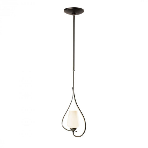 Hubbardton Forge Flora Up Light Mini Pendant in Bronze Finish Model: 183050-SKT-MULT-05-ZS0354