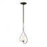 Hubbardton Forge Flora Up Light Mini Pendant in Bronze Finish Model: 183050-SKT-MULT-05-ZS0354