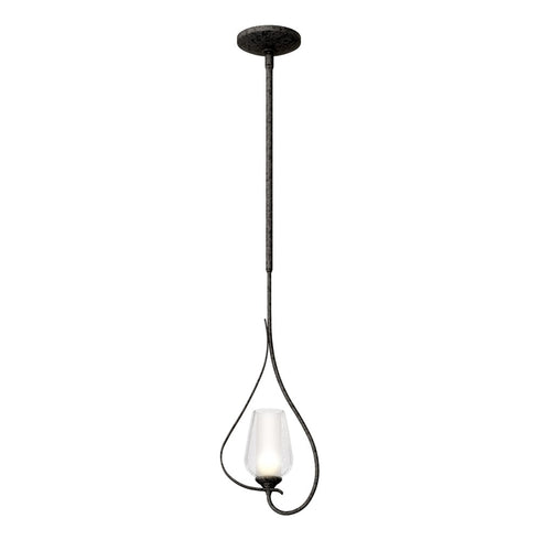 Hubbardton Forge Flora Up Light Mini Pendant in Bronze Finish Model: 183050-SKT-MULT-05-ZS0354