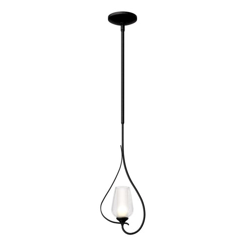 Hubbardton Forge Flora Up Light Mini Pendant in Bronze Finish Model: 183050-SKT-MULT-05-ZS0354