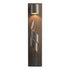 Hubbardton Forge Flux Dark Sky Friendly Outdoor Sconce in Coastal Oil Rubbed Bronze Finish Model: 303090-SKT-14