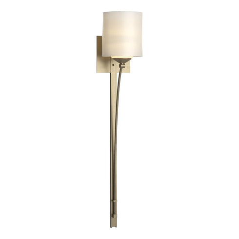 Hubbardton Forge Formae Contemporary 1 Light Sconce in Bronze Finish Model: 204670-SKT-05-GG0169