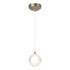 Hubbardton Forge Fritz Globe 1 Light Mini Pendant in White Finish Model: 161187-SKT-STND-02-FD0750
