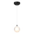 Hubbardton Forge Fritz Globe 1 Light Mini Pendant in White Finish Model: 161187-SKT-STND-02-FD0750
