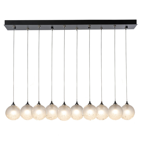 Hubbardton Forge Fritz Globe 10 Light Pendant Model: 131130-SKT-LONG-20-FD0750