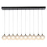 Hubbardton Forge Fritz Globe 10 Light Pendant Model: 131130-SKT-LONG-20-FD0750