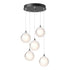Hubbardton Forge Fritz Globe 5 Light Pendant Model: 131131-SKT-LONG-20-FD0750