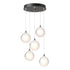 Hubbardton Forge Fritz Globe 5 Light Pendant Model: 131131-SKT-LONG-89-FD0750