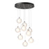 Hubbardton Forge Fritz Globe 9 Light Pendant Model: 131133-SKT-LONG-05-FD0750