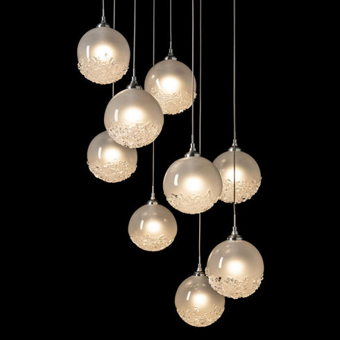 Hubbardton Forge Fritz Globe 9 Light Pendant Model: 131133-SKT-LONG-89-FD0750